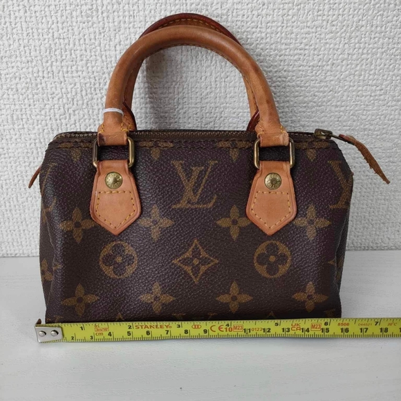 Louis Vuitton Monogram  Mini Speedy Hand Bag Purse Old - Picture 2 of 16